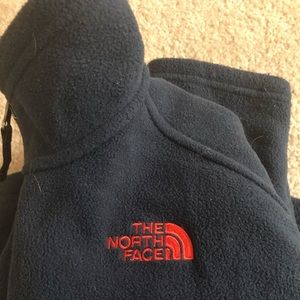North face navy blue fleece
